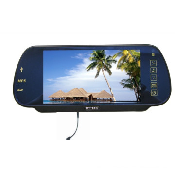 7 Inch Digital Rearview Mirror Monitor USB SD Bluetooth